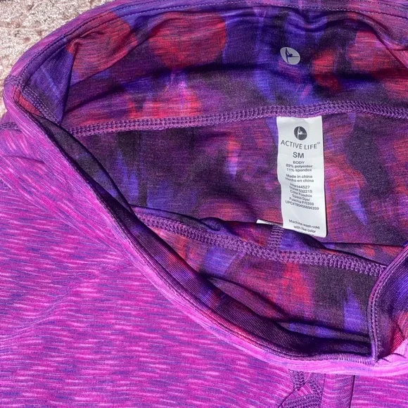 Active Life Purple Leggings - Picture 6 of 8